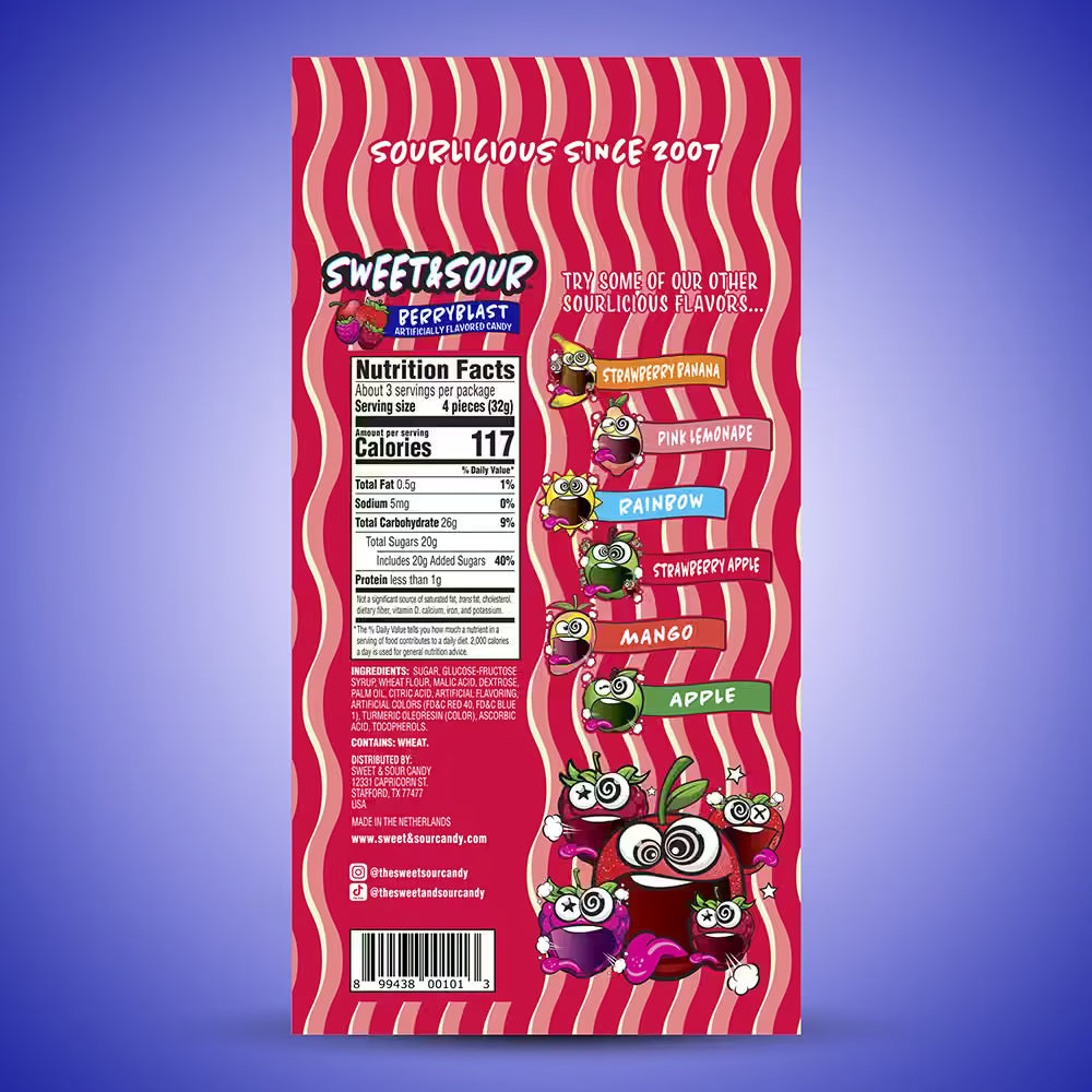 Berry Blast Sour Belts