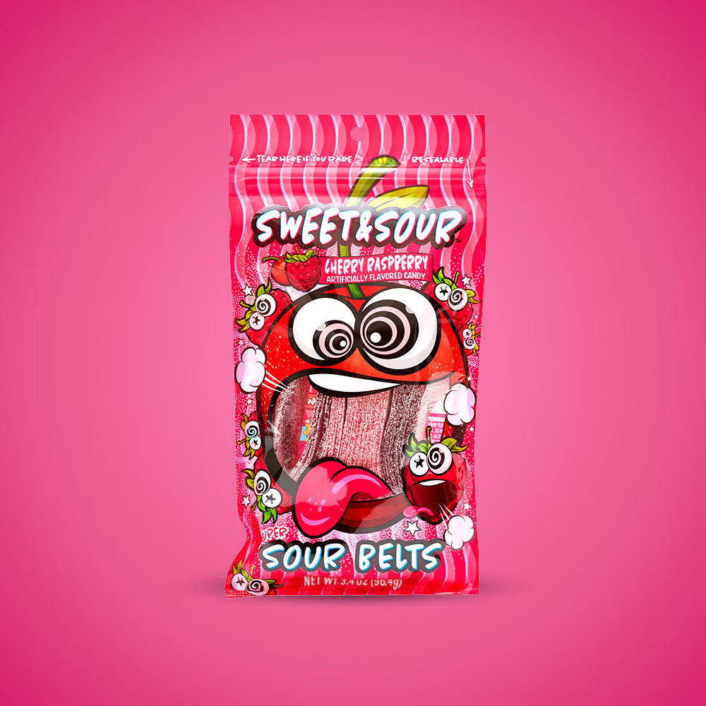 Cherry Raspberry Sour Belts