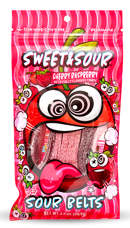 Cherry Raspberry Sour Belts