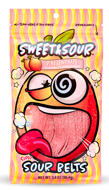 Pink Lemonade Sour Belts