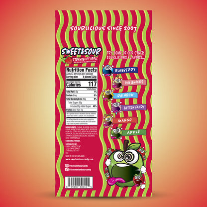 Strawberry Apple Sour Belts