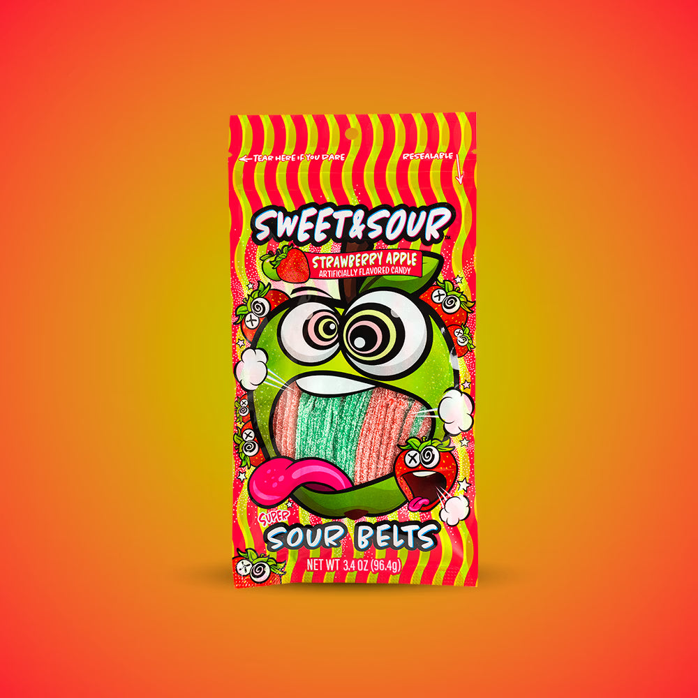 Strawberry Apple Sour Belts