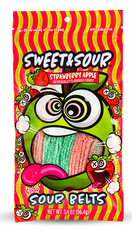 Strawberry Apple Sour Belts