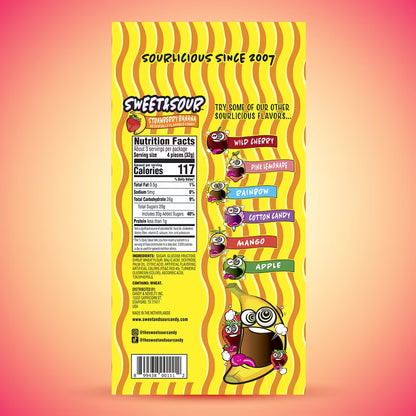 Strawberry Banana Sour Belts