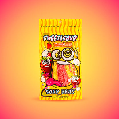 Strawberry Banana Sour Belts
