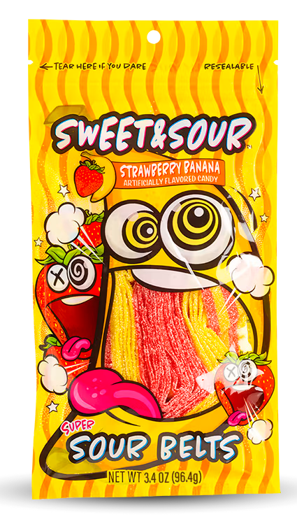 Strawberry Banana Sour Belts