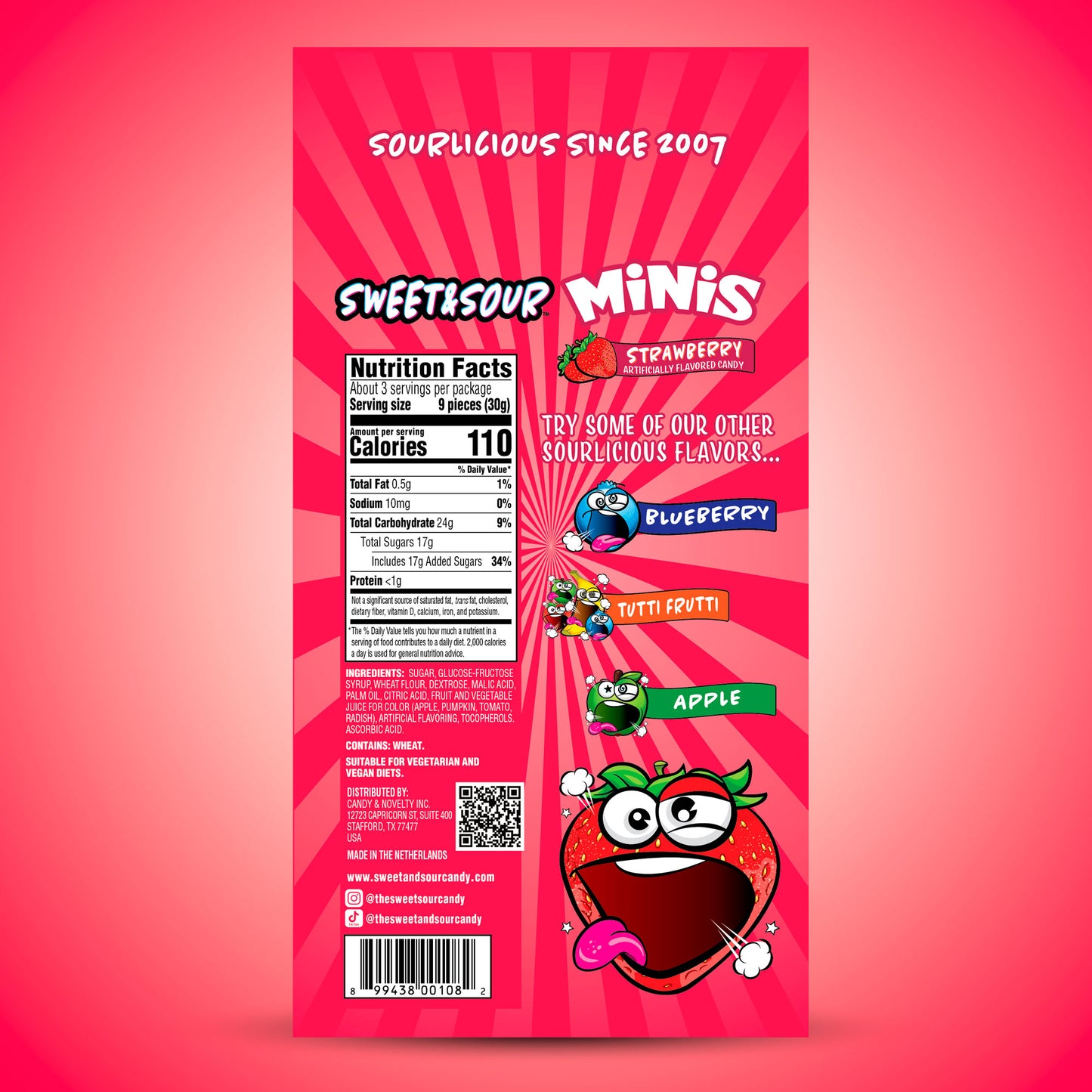 Strawberry Sour Minis