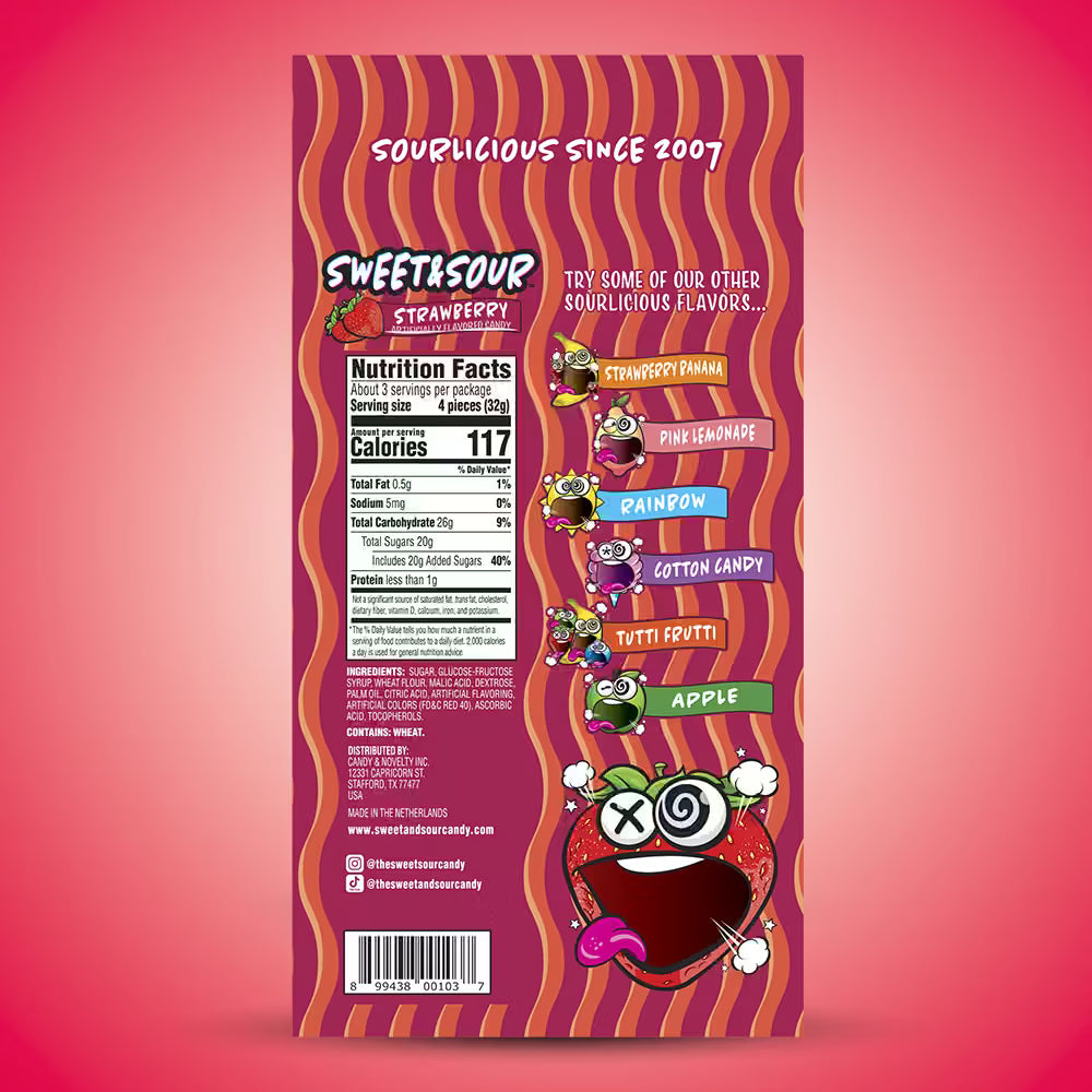 Strawberry Sour Belts