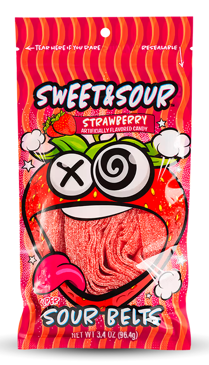 Strawberry Sour Belts