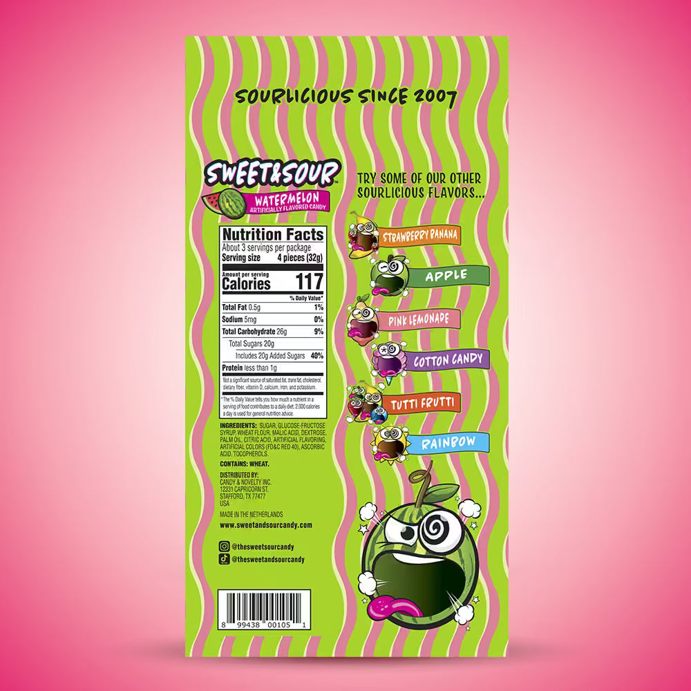 Watermelon Sour Belts