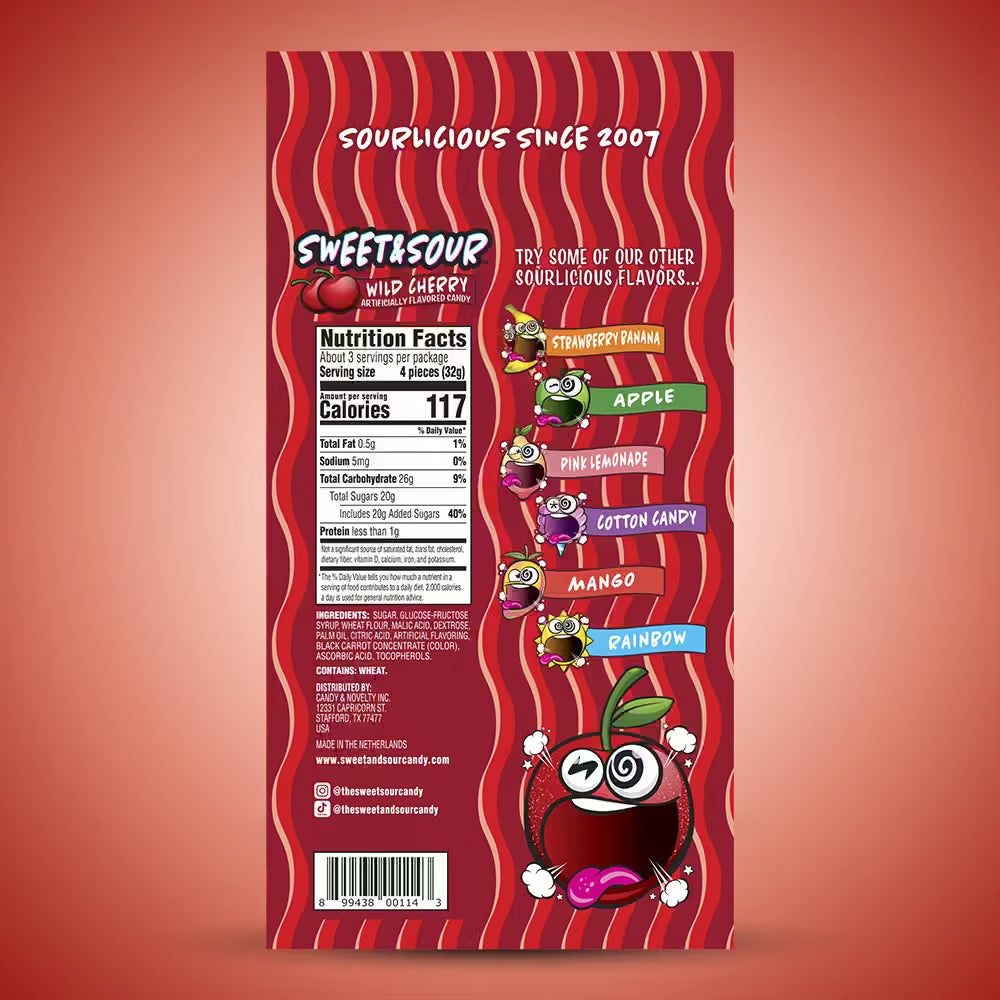 Wild Cherry Sour Belts